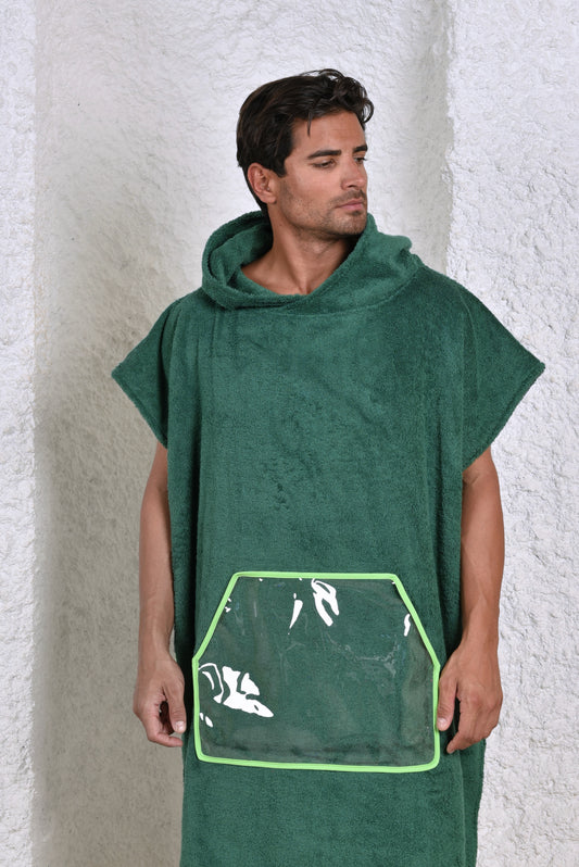 GREEN PONCHO