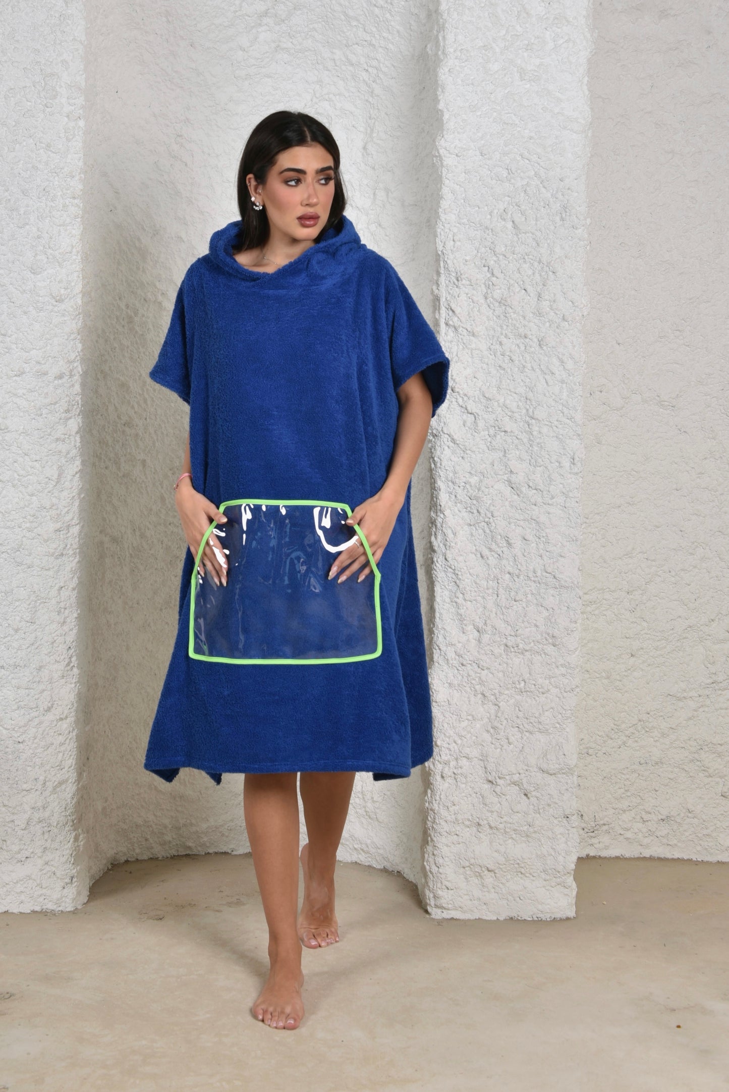 BLUE PONCHO