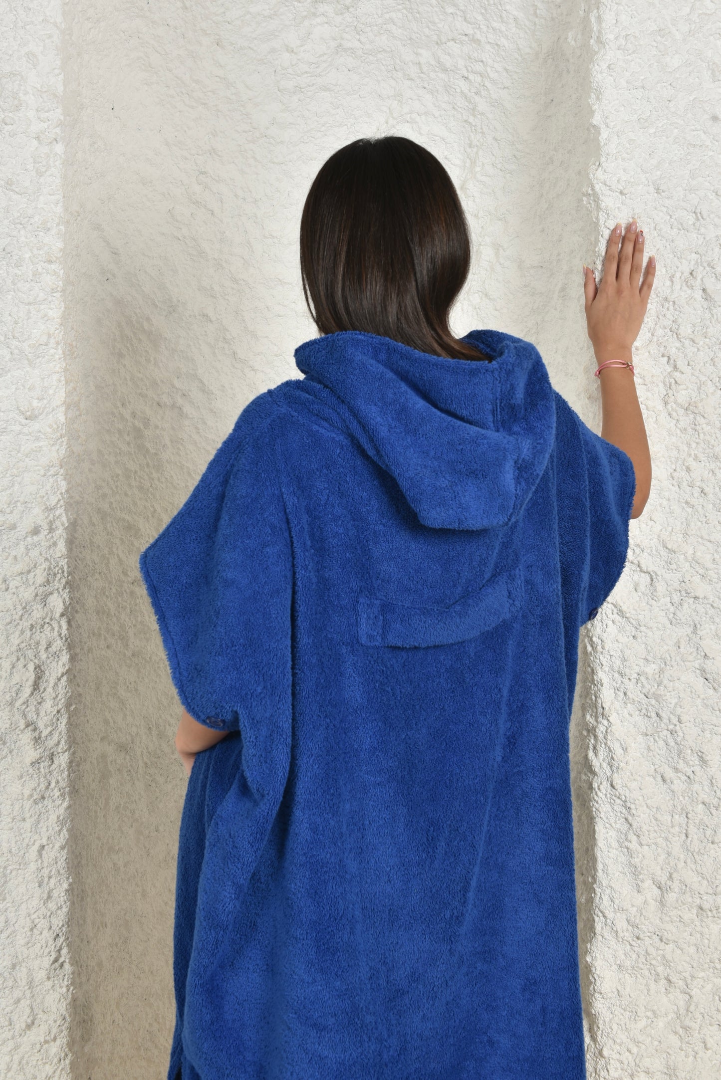 BLUE PONCHO