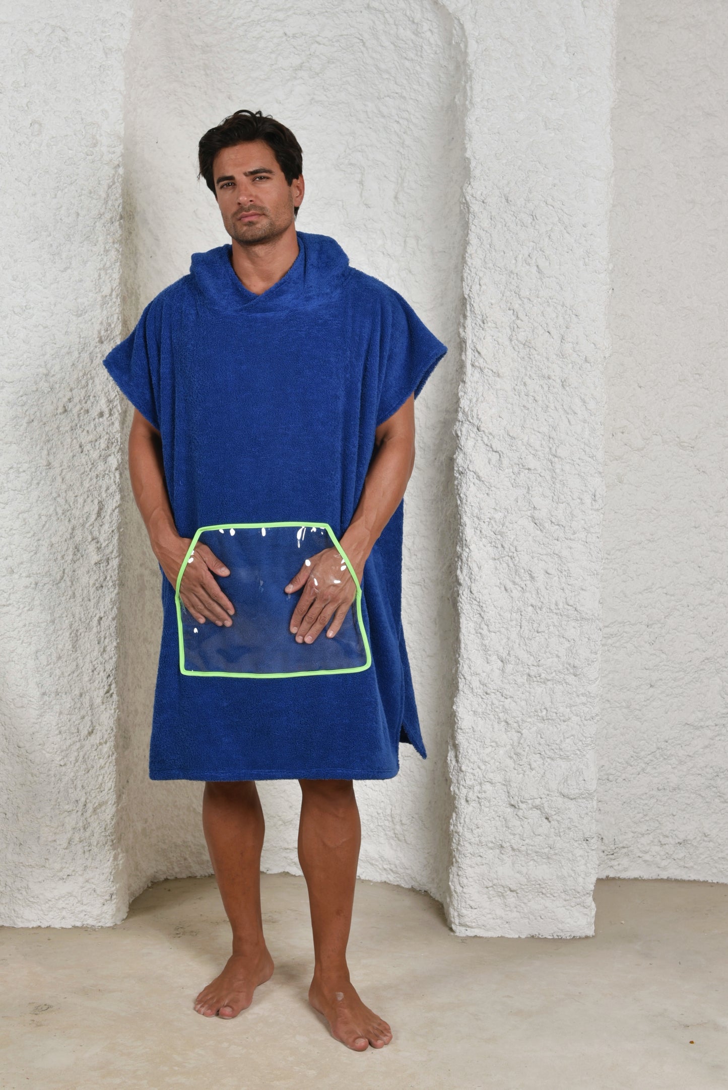 BLUE PONCHO