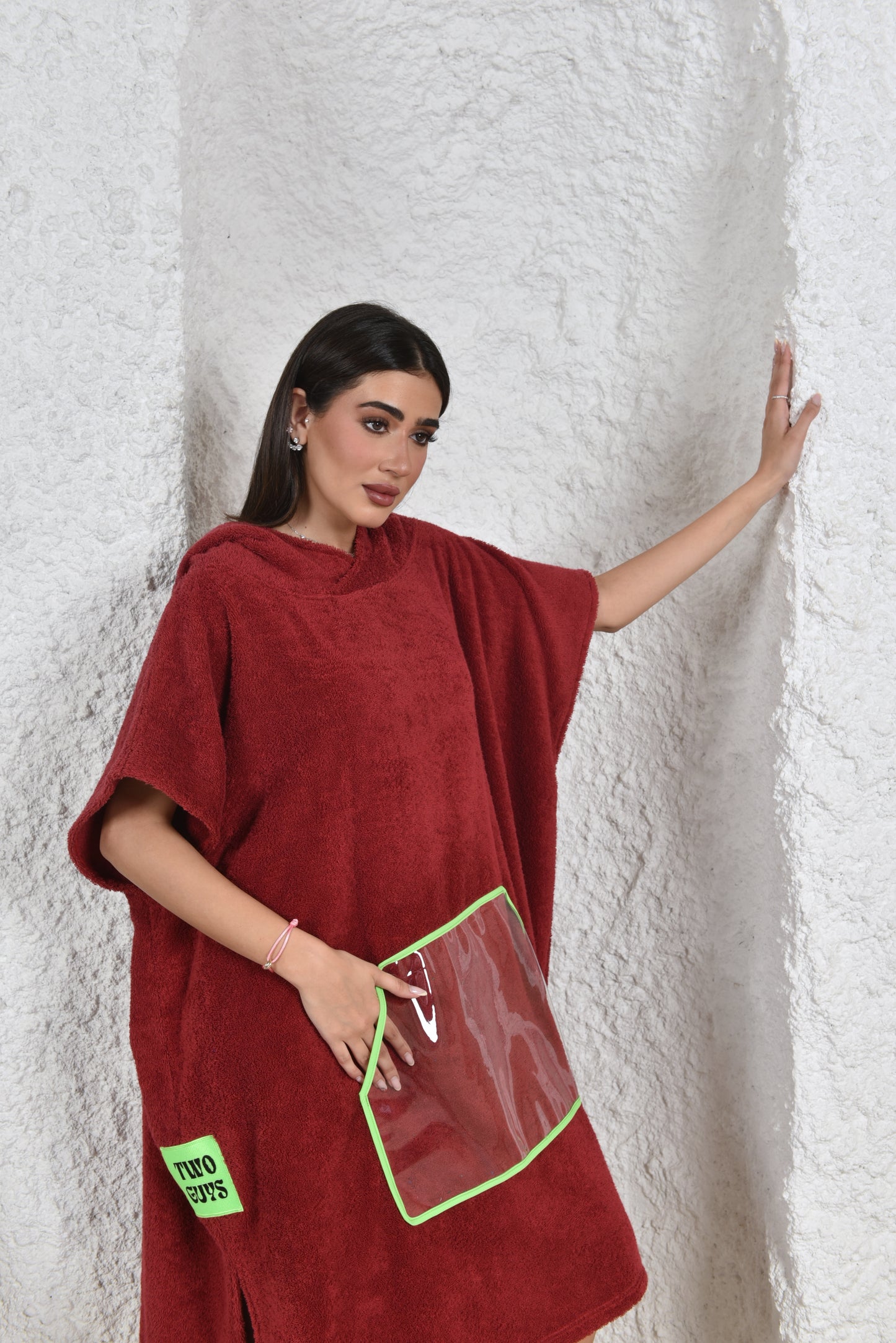 MAROON PONCHO